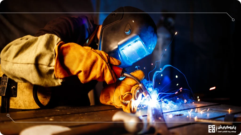 مراحل جوشکاری لوله فولادی