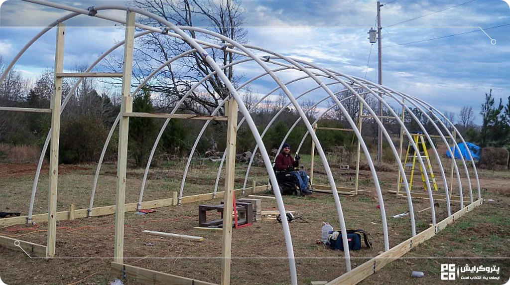 هزینه لوله کشی گلخانه