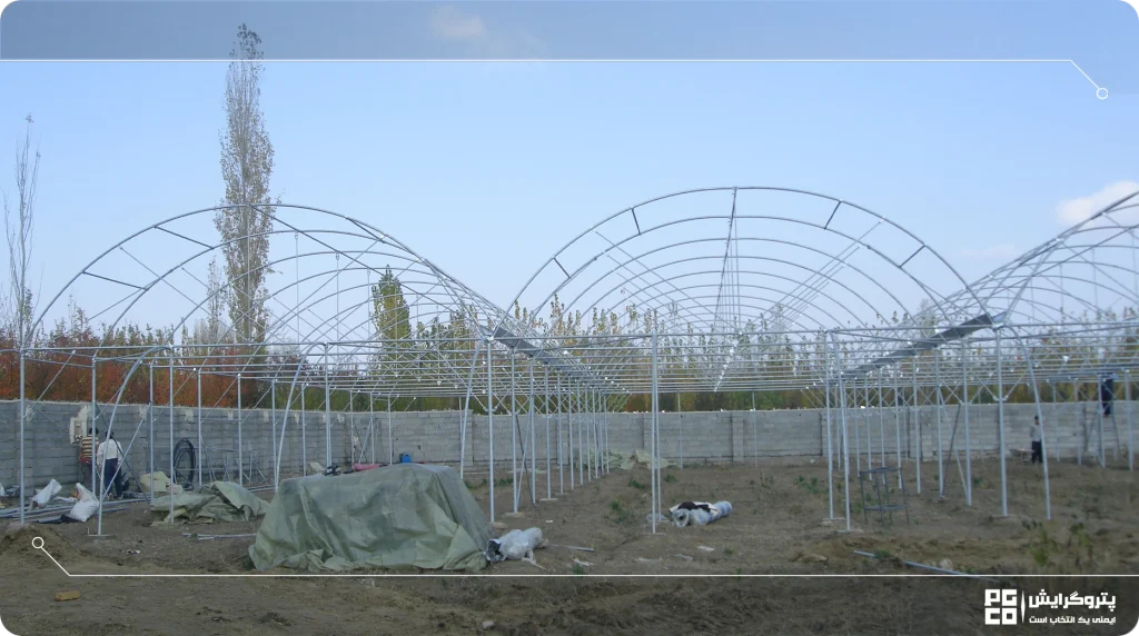 تجهیزات ساخت گلخانه تیپ C