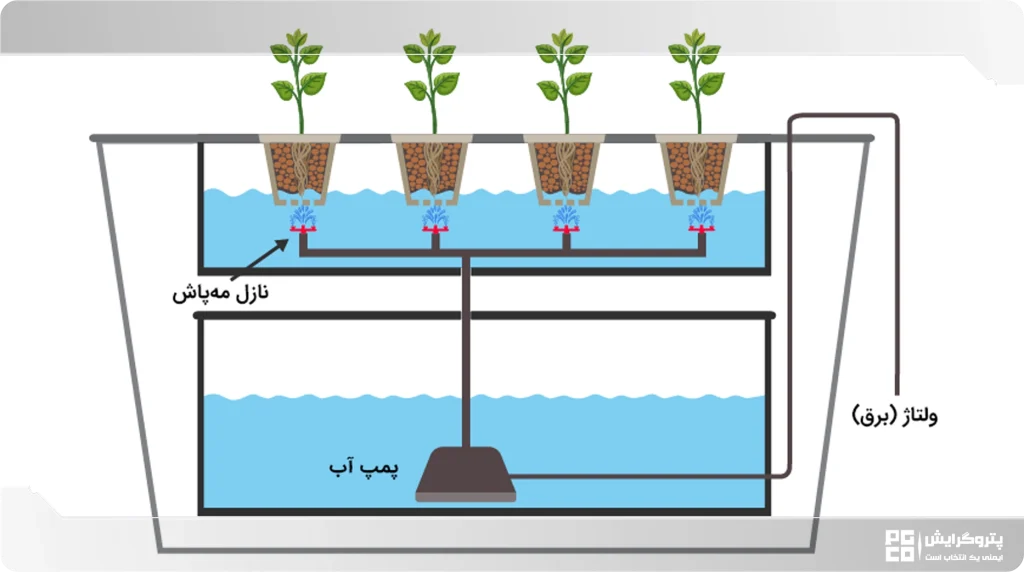 انواع روش کشت ایروپونیک