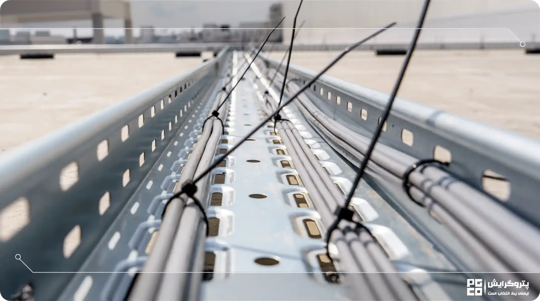 تست ایمنی پس از نصب سینی کابل