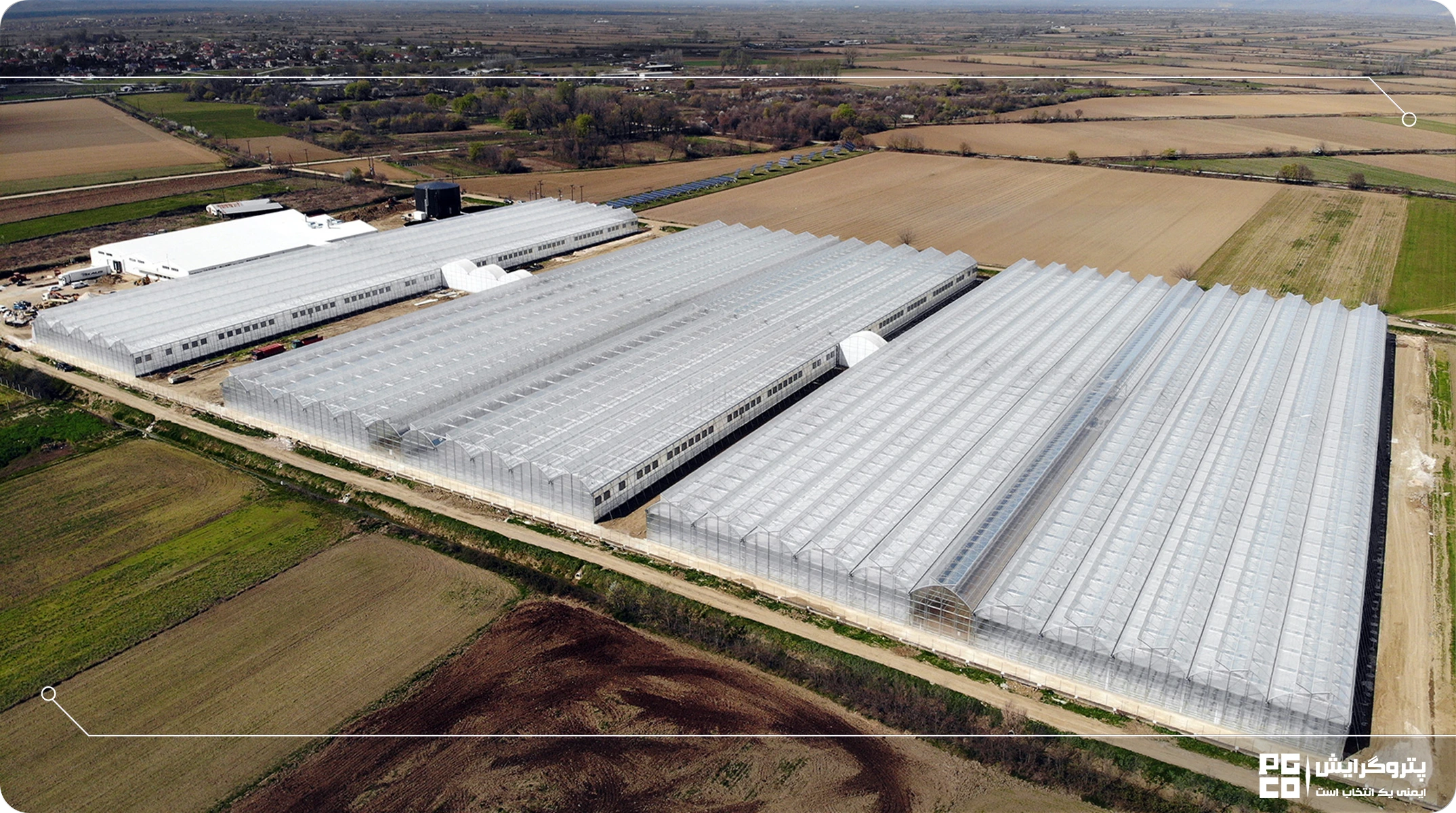 اسکلت گلخانه اسپانیایی