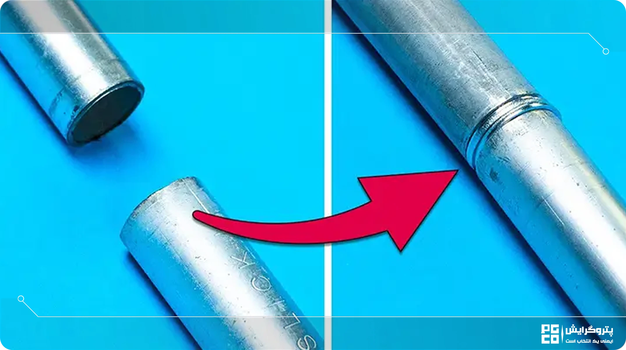 اجرای اتصال لوله گالوانیزه برق